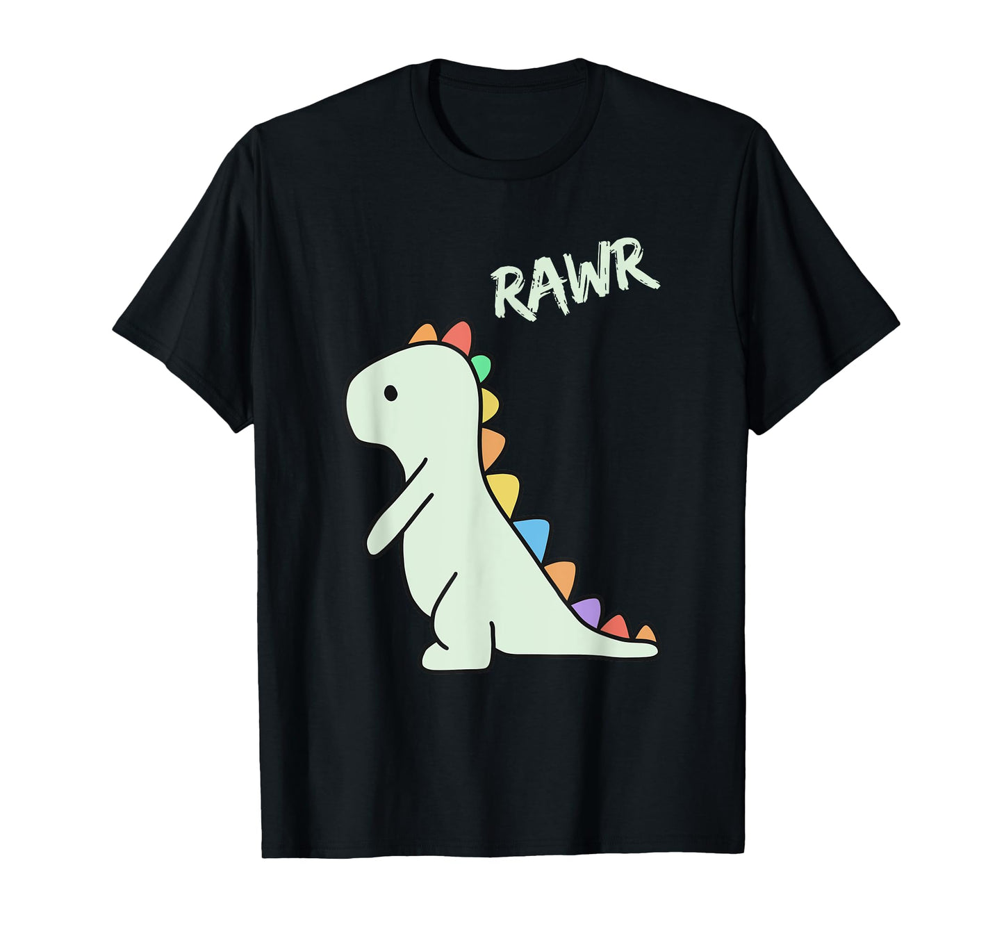 Cute Dino Rawr Dinosaur Roaring Funny Kid Dino Cartoon T-Shirt