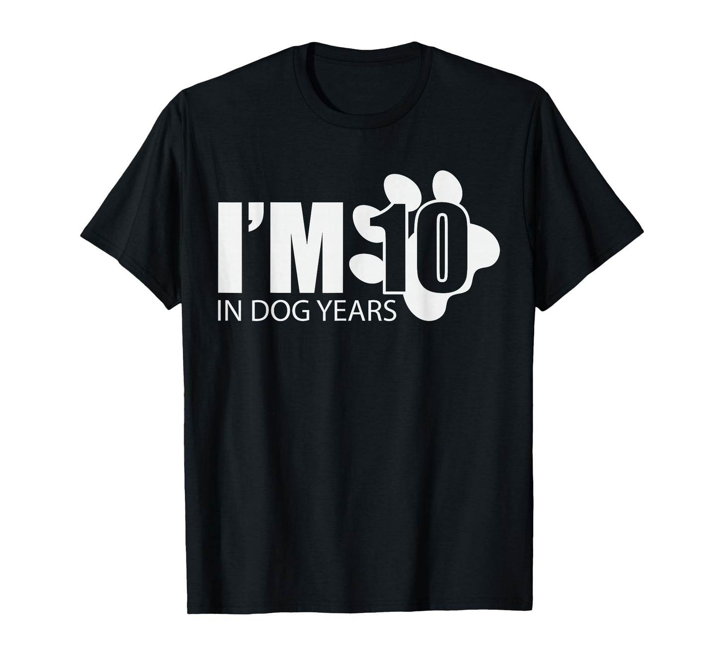 70 Birthday Humor Im 10 in Dog Years Turning 70yr Retro 1956 T-Shirt