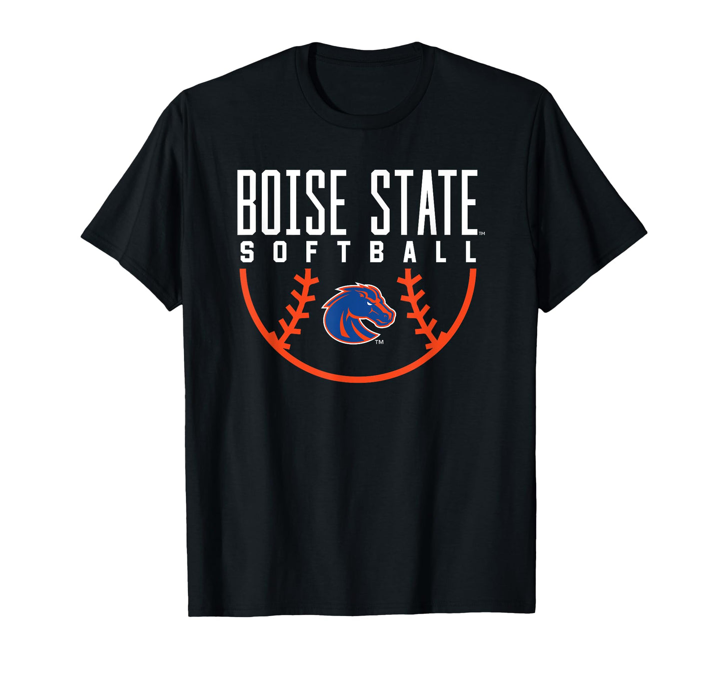 Boise State University BSU Broncos Softball Arch T-Shirt