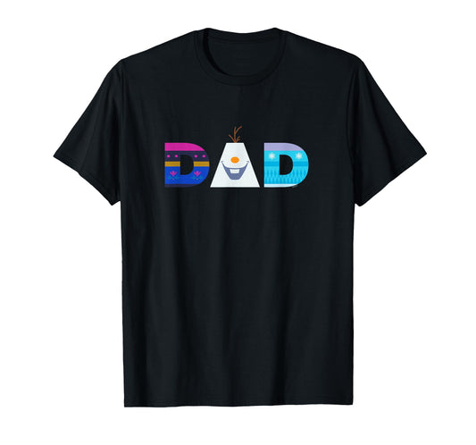 Disney Frozen Elsa Anna Olaf Dad Father's Day Birthday T-Shirt