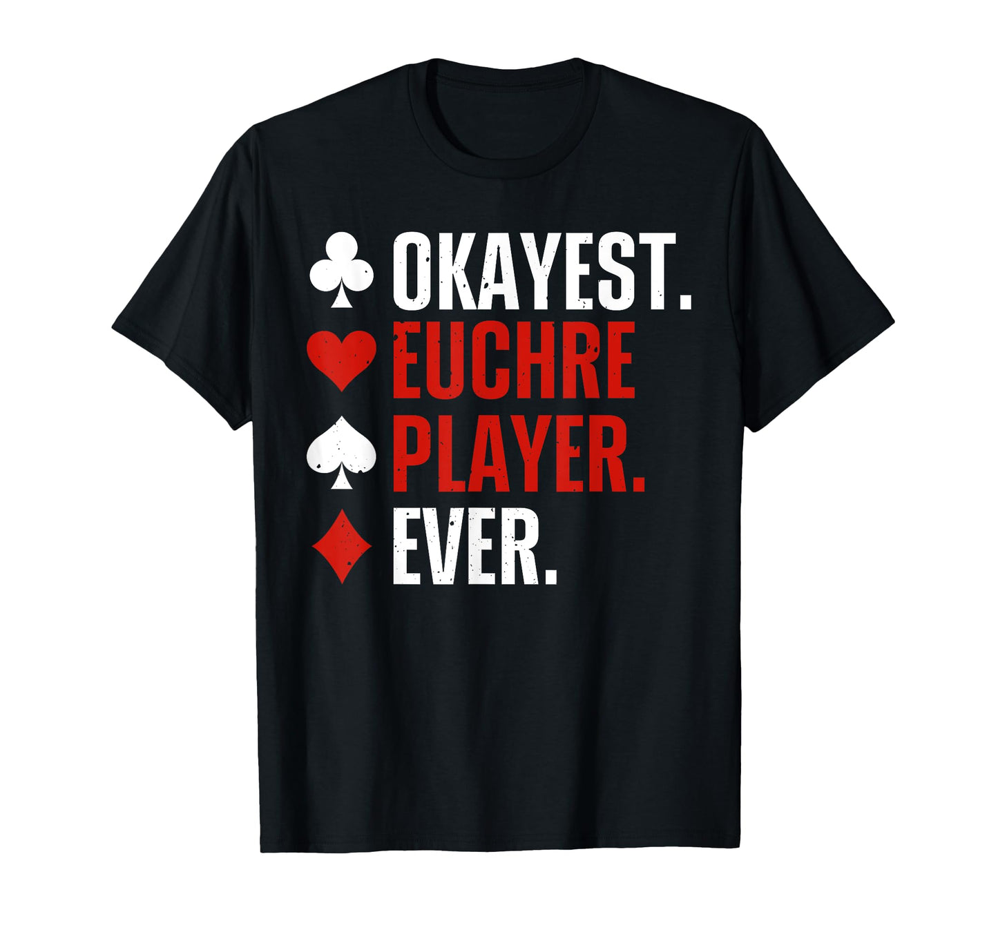 Funny Euchre Art For Men Women Euchre Partner Euchre Lover T-Shirt