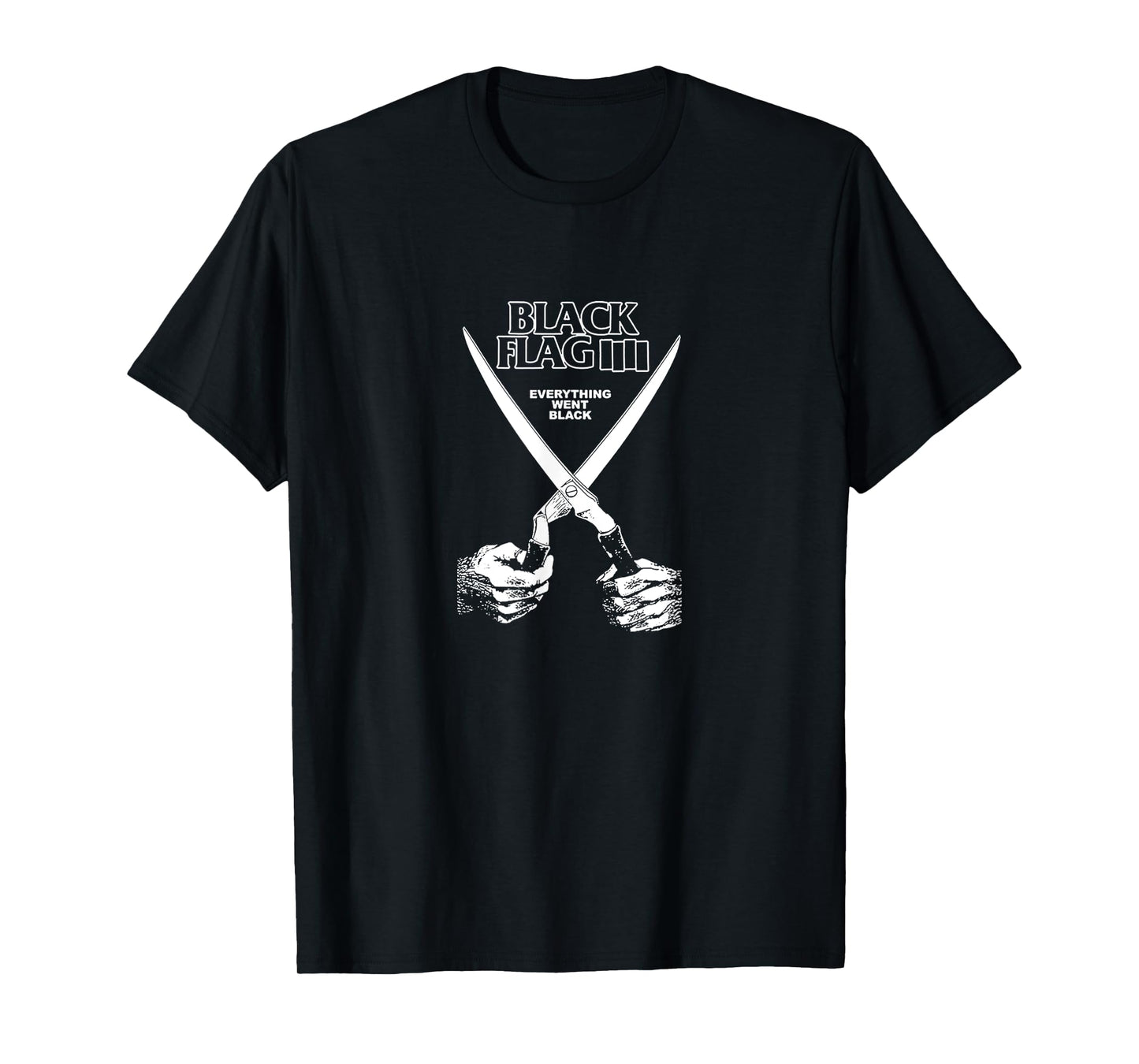 Vintage Everything Went Black Retro Music Band T-Shirt