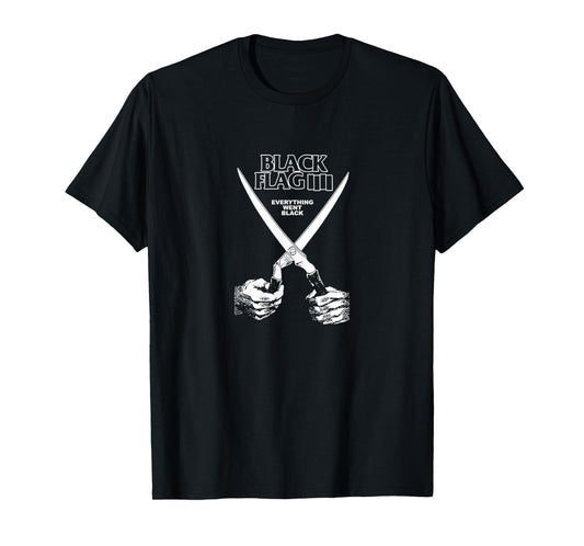 Vintage Everything Went Black Retro Music Band T-Shirt