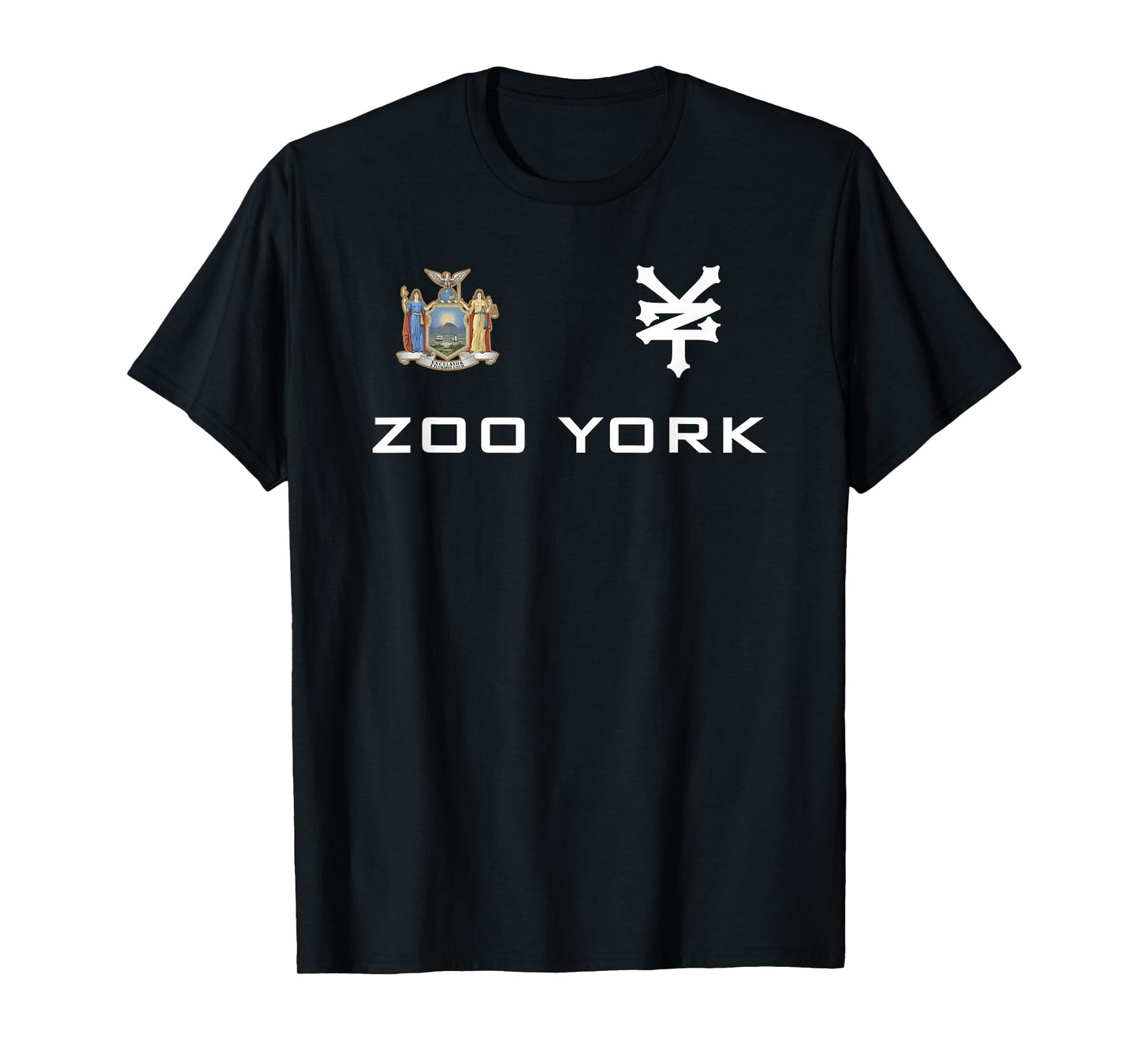Zoo York State Seal Crest NYC Skateboard Vintage T-Shirt