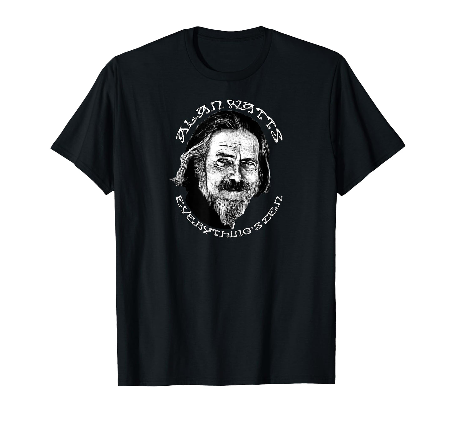 Alan Watts Everything's Zen - meditation spiritual T-Shirt