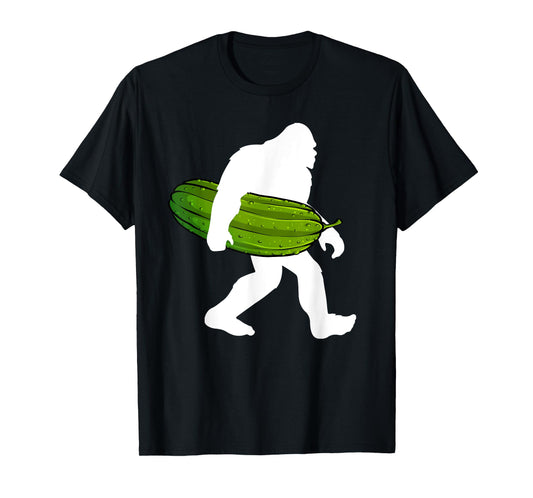 Pickle Art For Men Women Kids Bigfoot Cucumber Pickle Lover T-Shirt