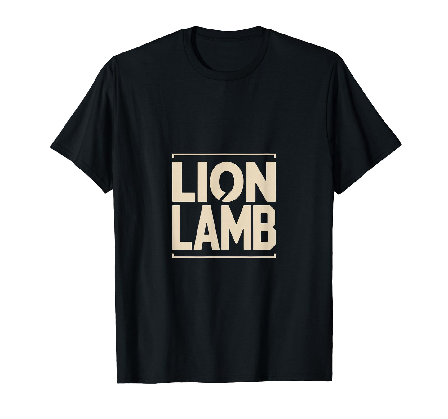 Lion Lamb Christian Jesus Symbol Faith Scripture T-Shirt