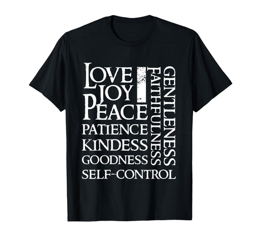 The Fruit of the Spirit - Christian Bible Verse T Shirt T-Shirt