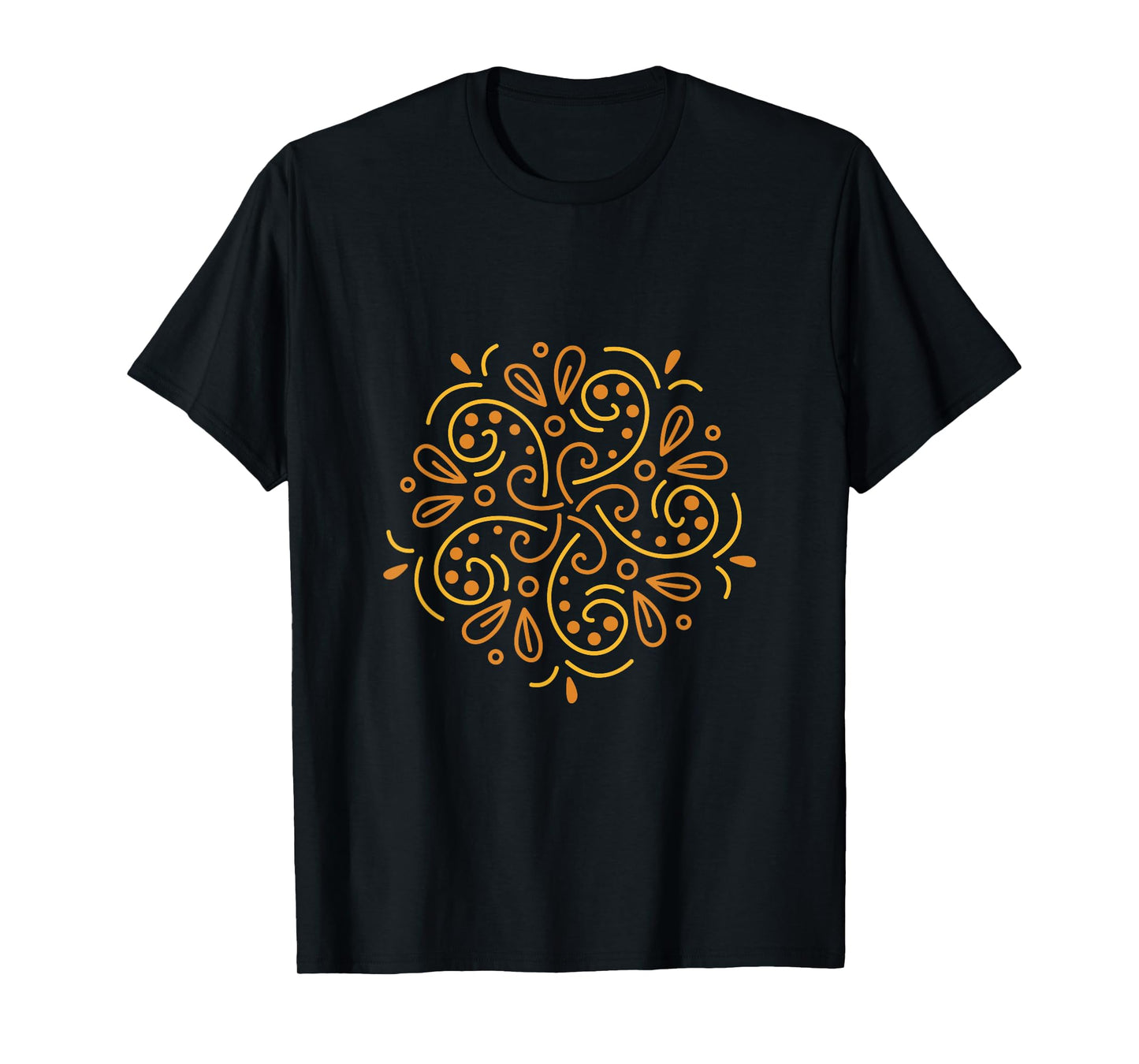 Mandala Chart Buddhism Hinduism Tantra Meditating T-Shirt