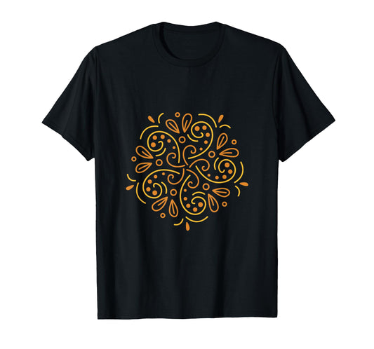 Mandala Chart Buddhism Hinduism Tantra Meditating T-Shirt