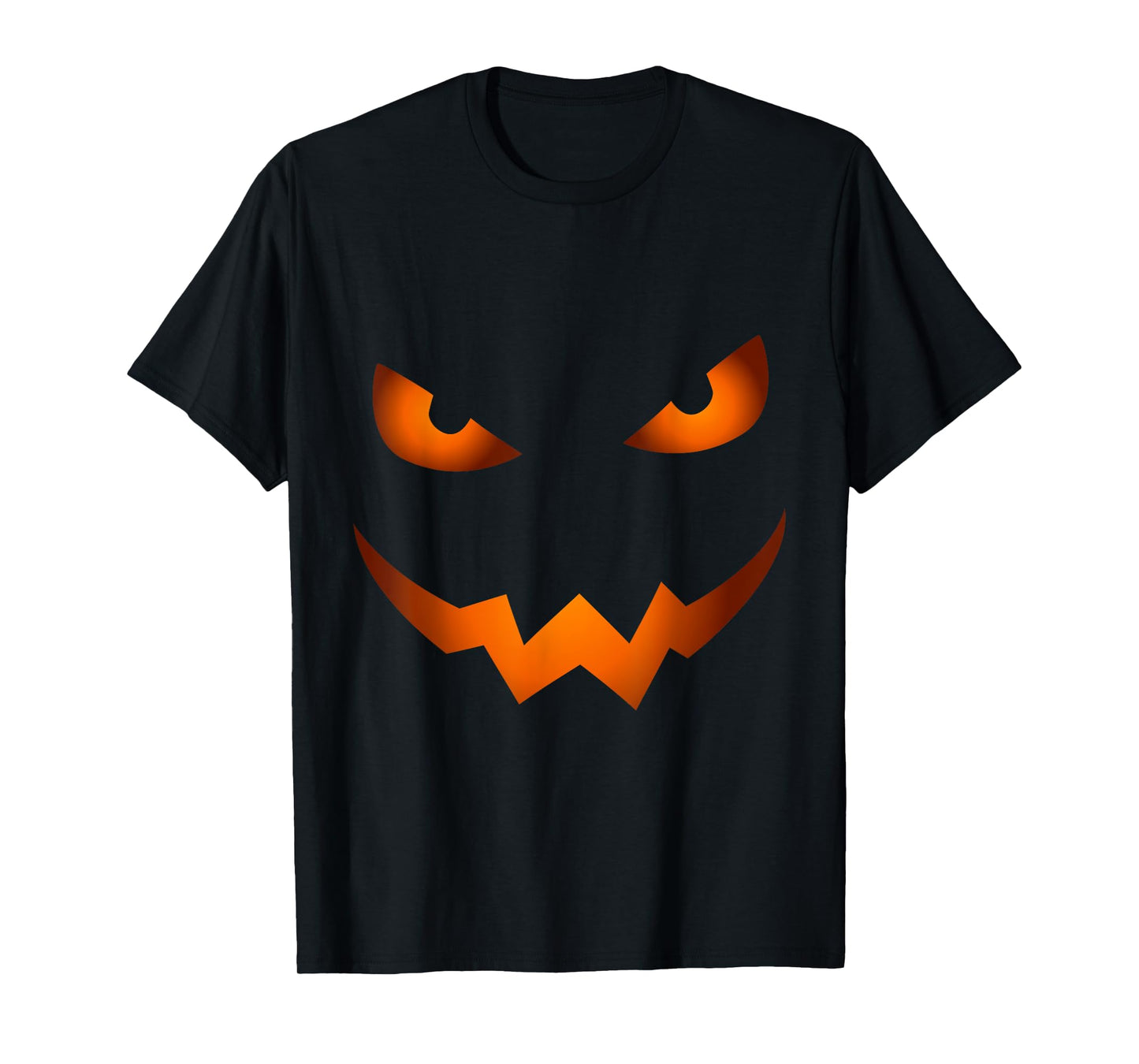 Scary Jack O Lantern Pumpkin Face Halloween Costume T-Shirt