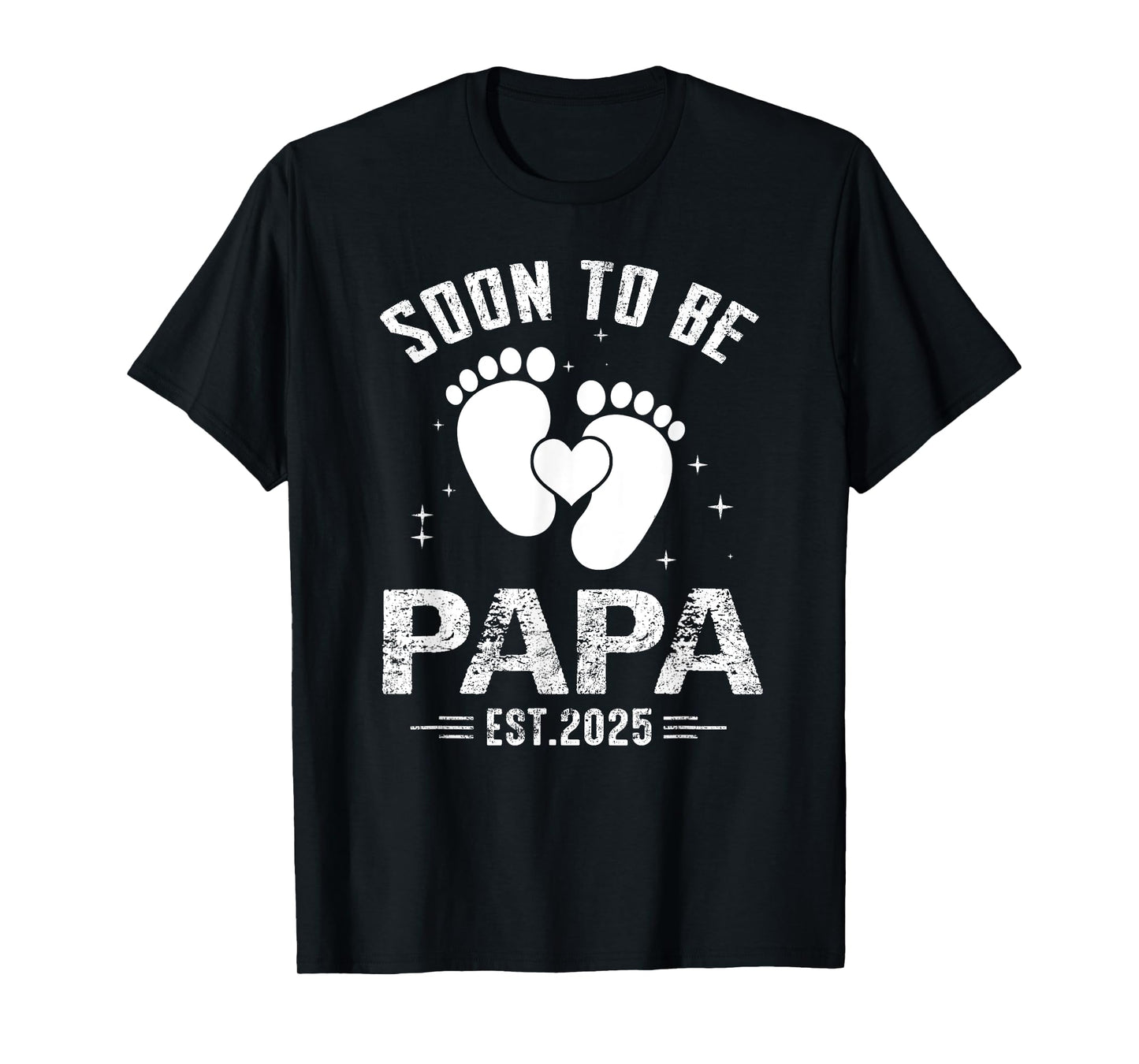 Mens Soon To Be Papa Est. 2025 New Papa again 2025 T-Shirt