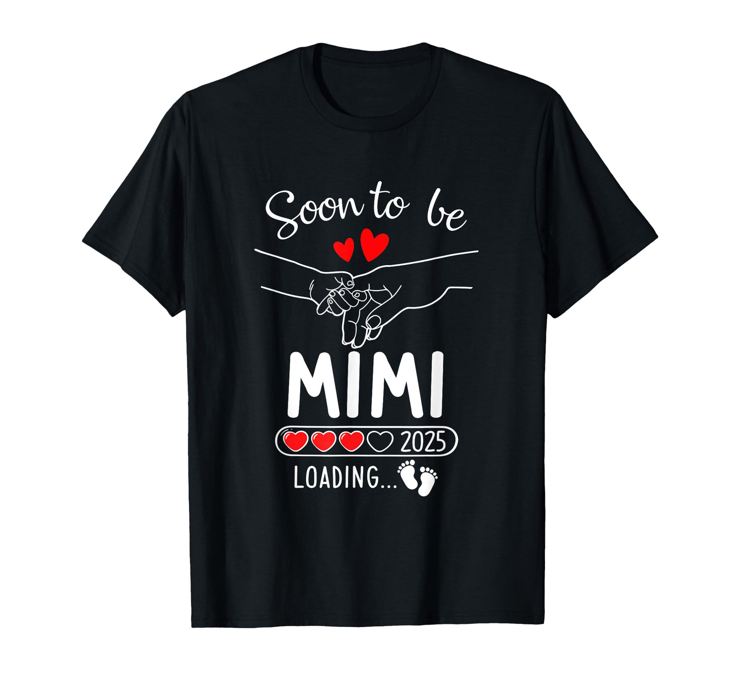 Soon To Be Mimi 2025 Loading Pregnancy Announcement Mimi T-Shirt