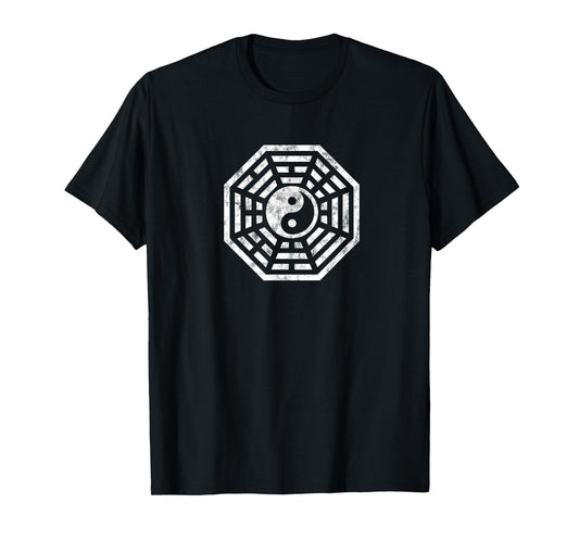 Bagua Pakua Yin Yang I Ging Trigrams China Taoism Reality T-Shirt