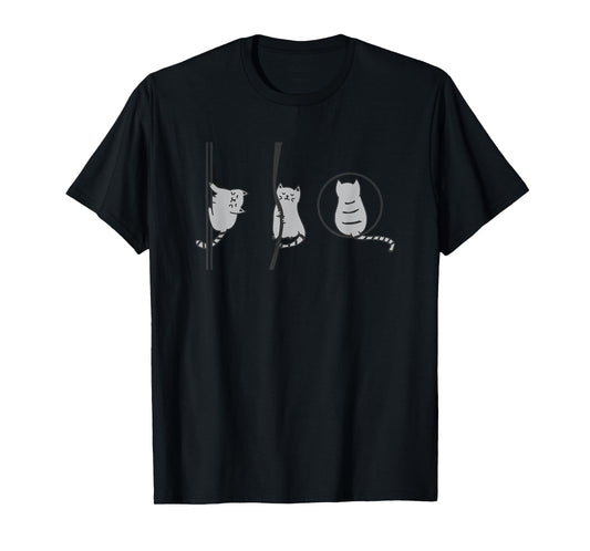 Circus Aerialist Cat Aerialist Yogi Dancer Aerial Lover T-Shirt for Men Women