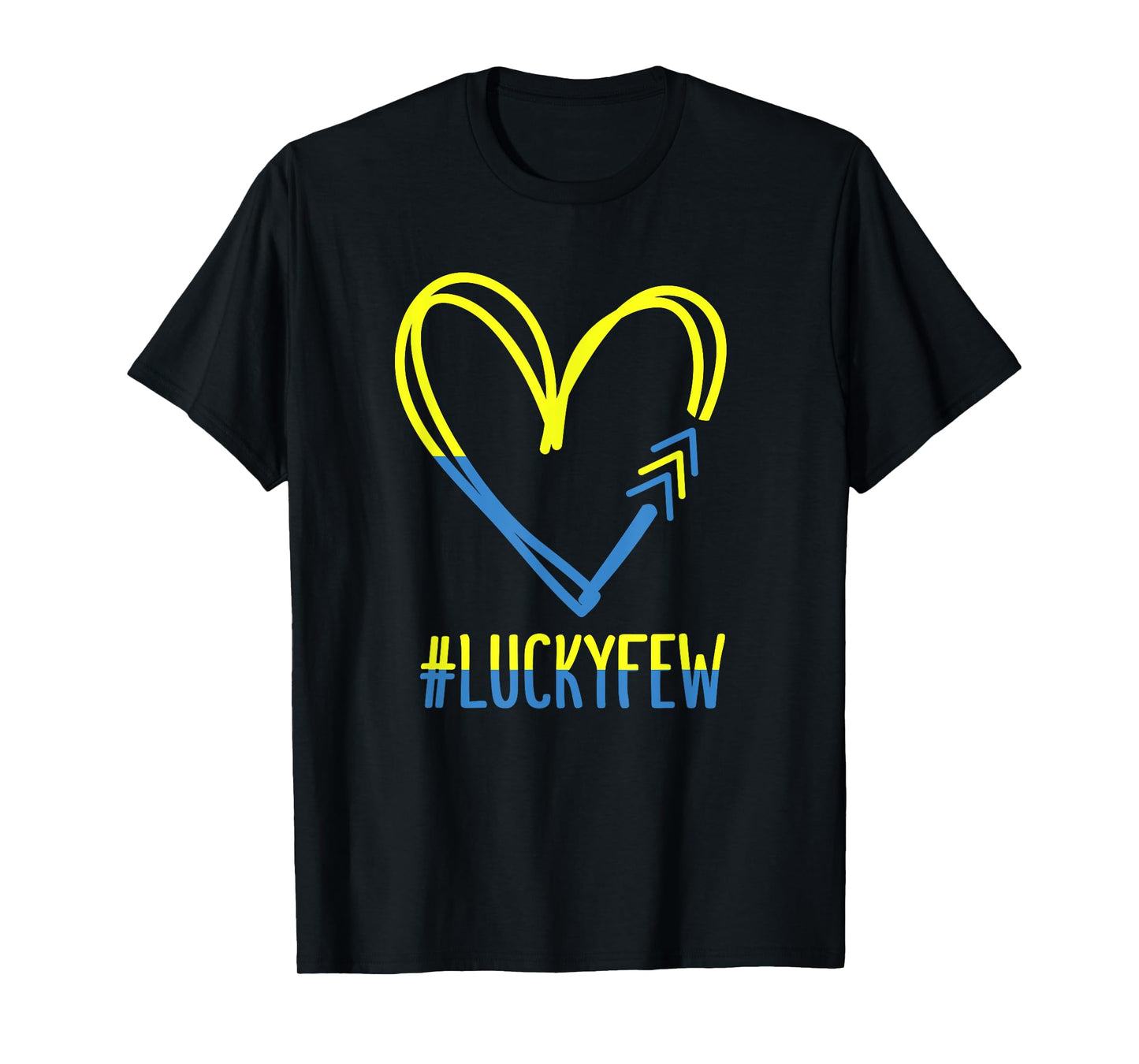 World Down Syndrome Awareness Day 3 Arrows Lucky Few Tattoo T-Shirt