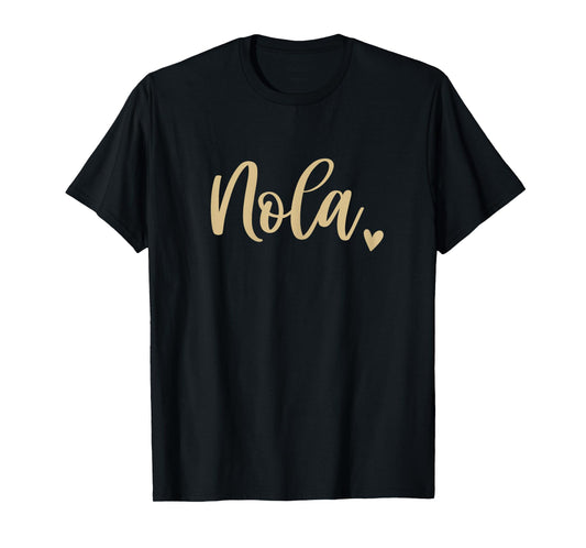 Nola New Orleans Cute Womens T-Shirt