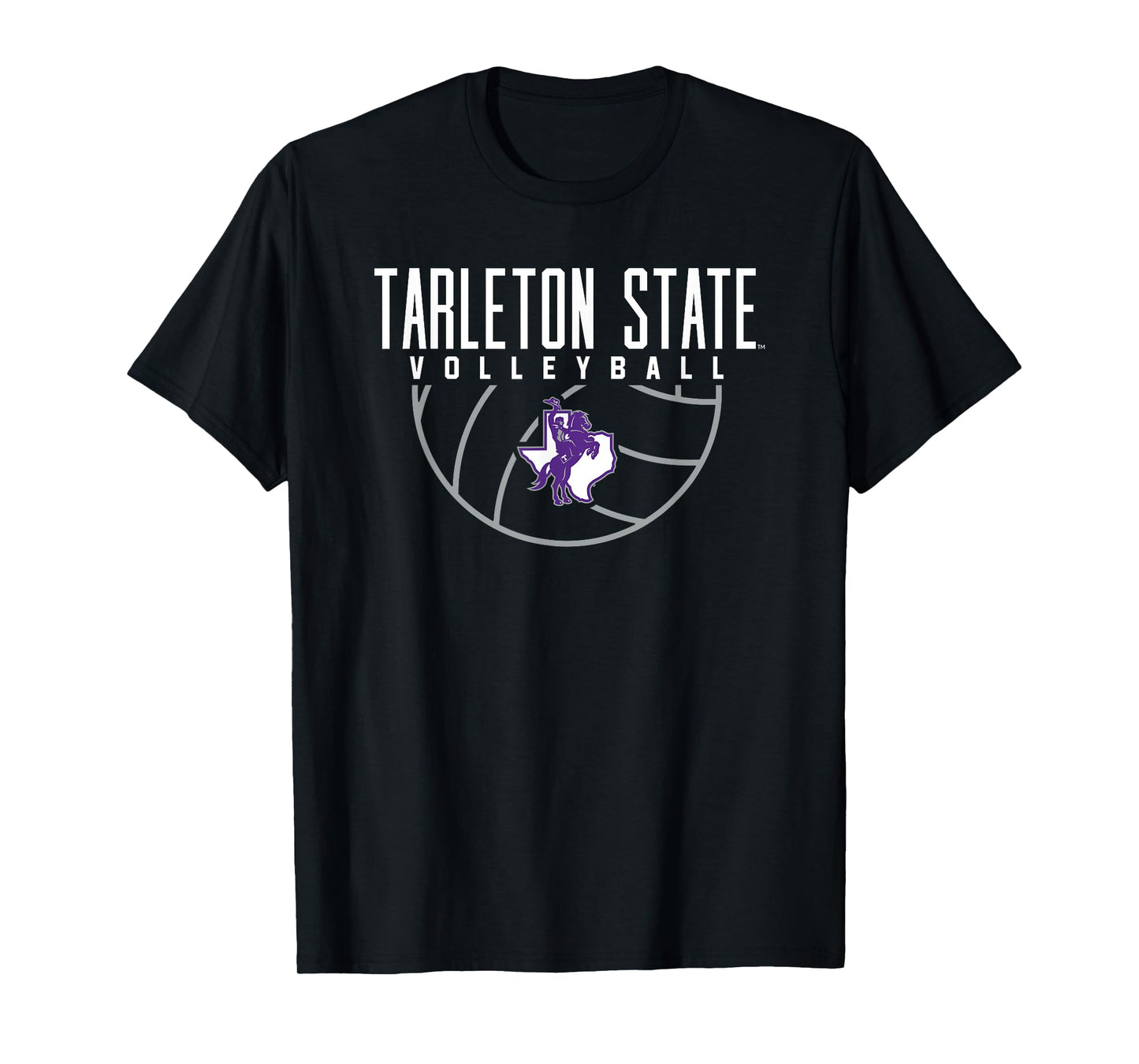 Tarleton State University Texans Volleyball Arch T-Shirt