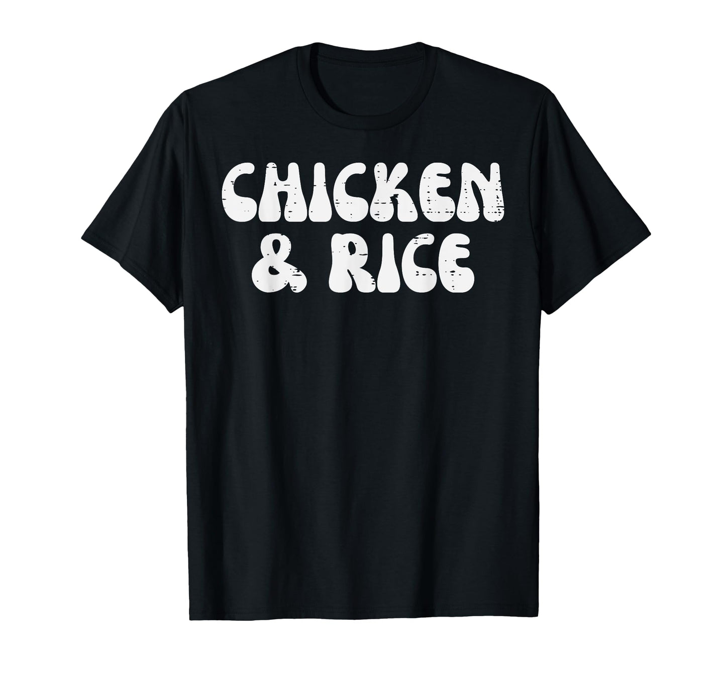 Gym Chicken And Rice Funny Workout Diet Fitness Men Women T-Shirt