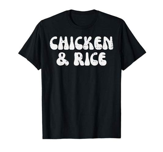 Gym Chicken And Rice Funny Workout Diet Fitness Men Women T-Shirt