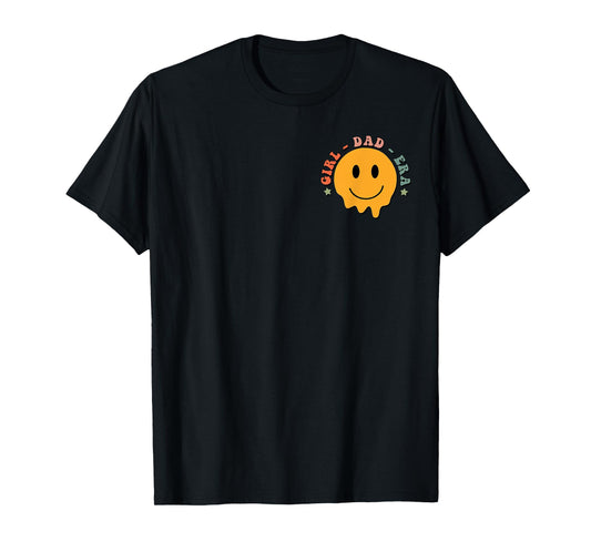 In My Girl Dad Era, Girl Dads Club, New Dad (Front And Back) T-Shirt