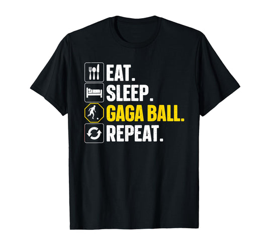 Cool Gaga Ball Art For Men Women Dodgeball Player Gaga Ball T-Shirt