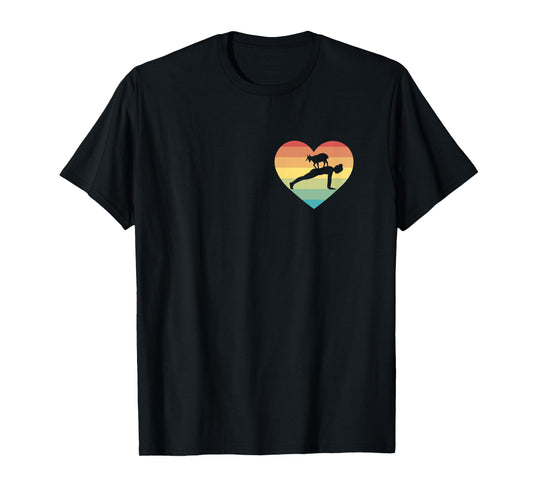 Goat Yoga Heart nny Meditation Zen Namaste Goat Yoga Girls T-Shirt