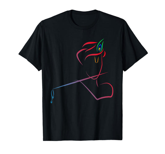 Lord Sri Krishna Designed T-Shirt