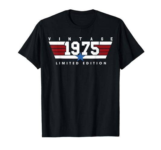 Vintage 1975 Limited Edition 50 Year Old Gifts 50th Birthday T-Shirt