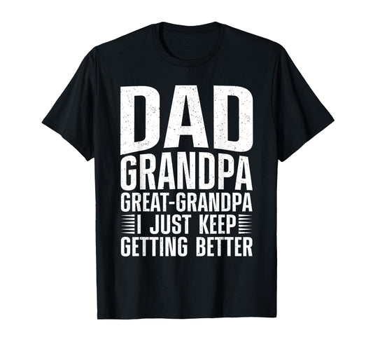 Funny Great-Grandpa Art For Men Dad Great Grandfathers To Be T-Shirt
