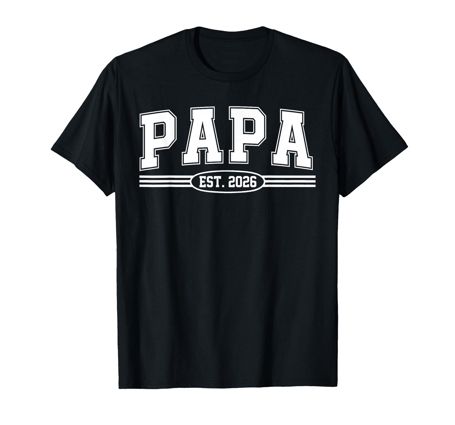 Promoted to Papa Est. 2026 Retro Soon to Be Papa Est 2026 T-Shirt