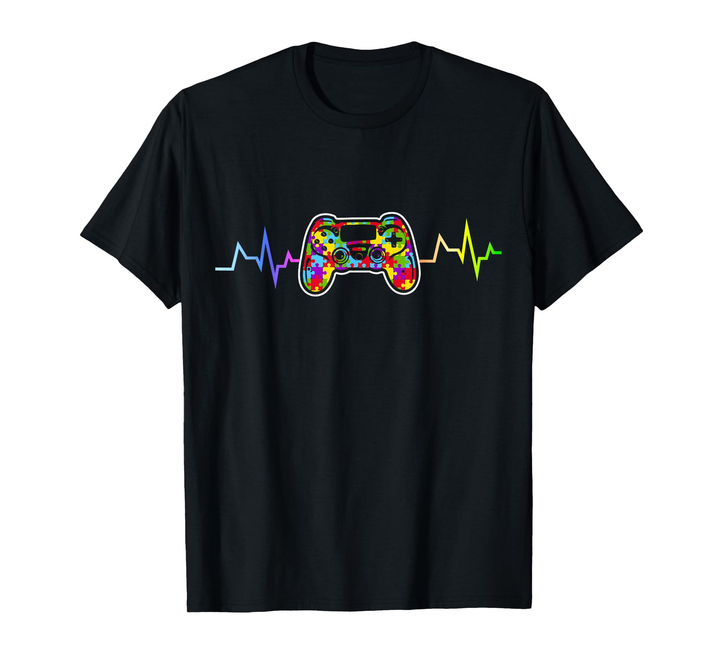 Gamer Heartbeat Video Games Boys Teens Boys Kids T-Shirt