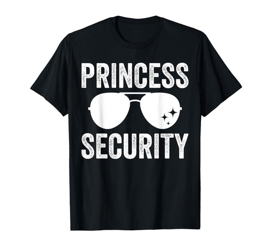 Princess Security Halloween Costume Dad Mom Boy T-Shirt