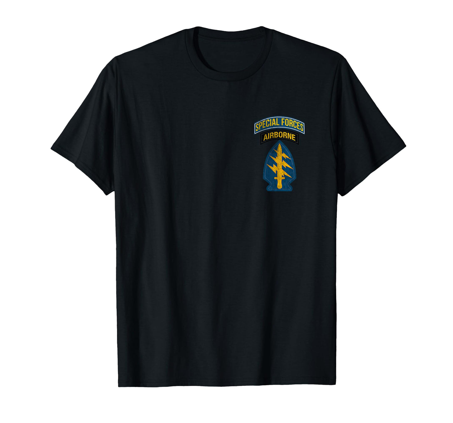 Special Forces Airborne SF Green Beret Logo Military Veteran T-Shirt
