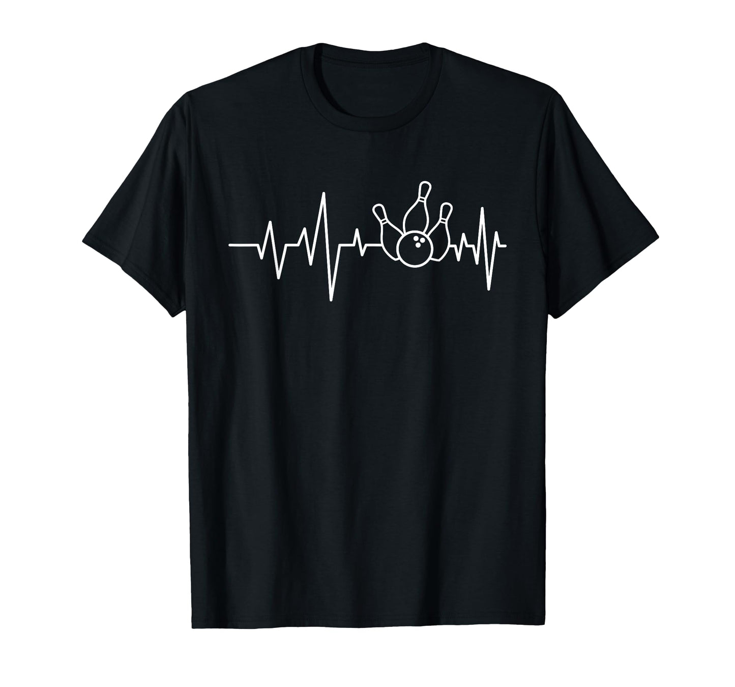 Bowling Heartbeat - Bowling Bowler T-Shirt