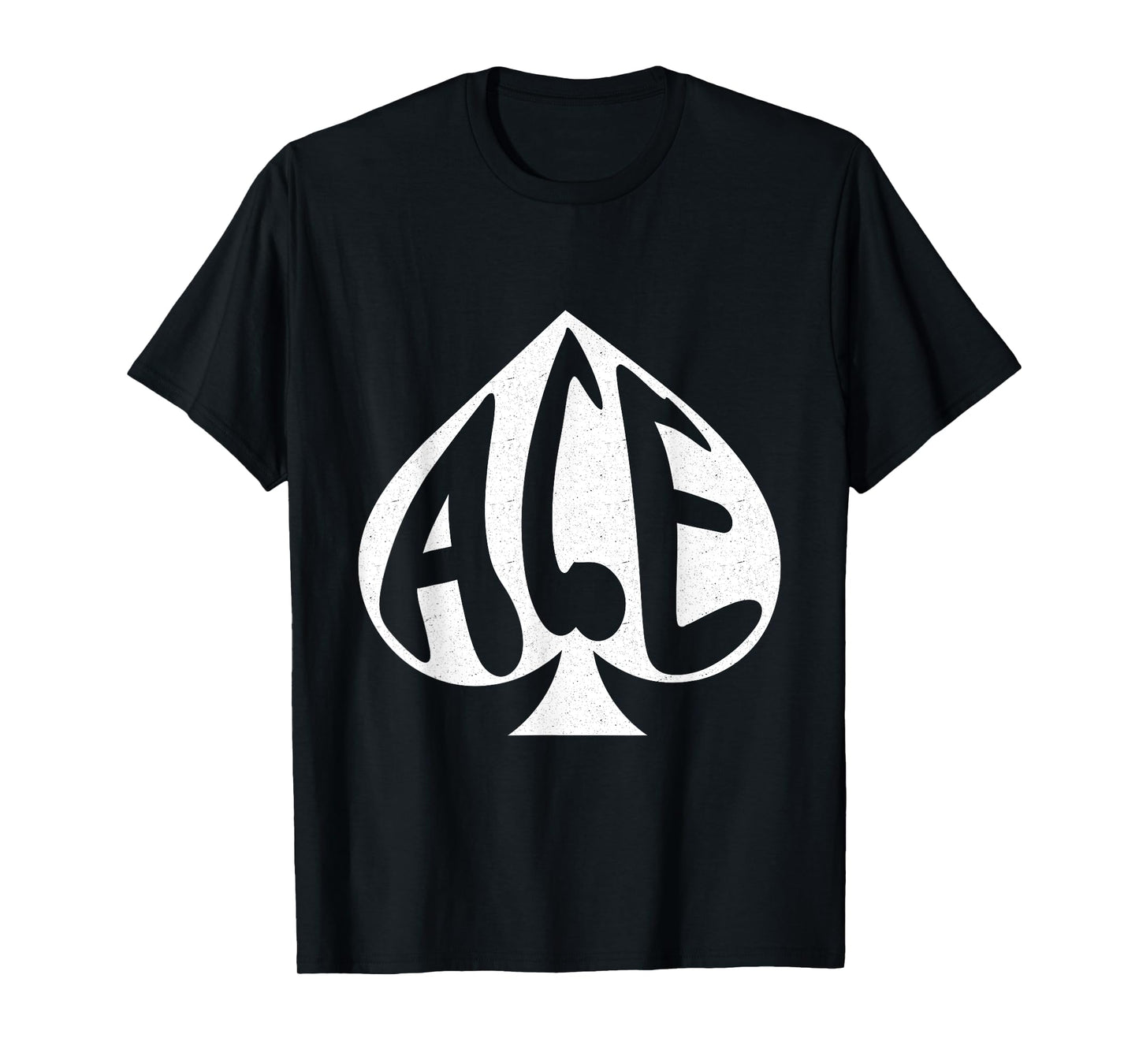 Vintage Ace of Spades Texas Hold'em Playing Card T-Shirt