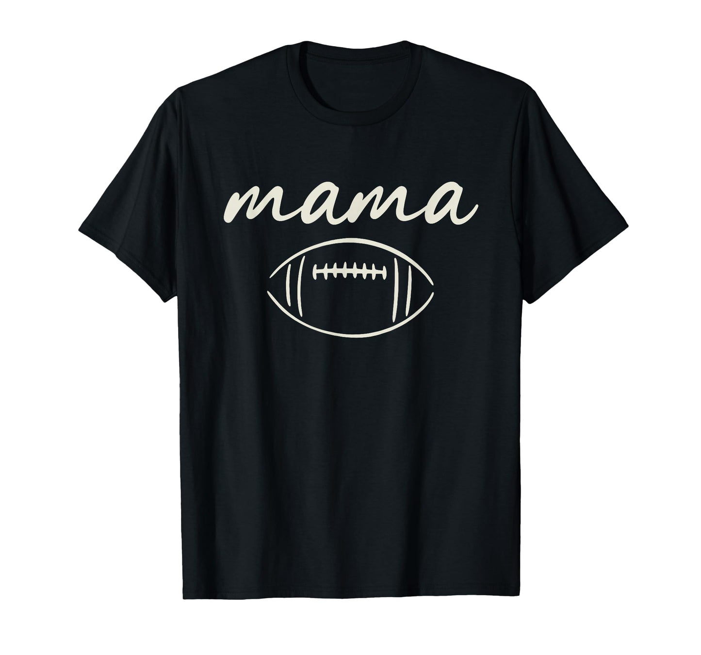 Mama of The 1 Year Old Football 1st Year Down Birthday Boy T-Shirt