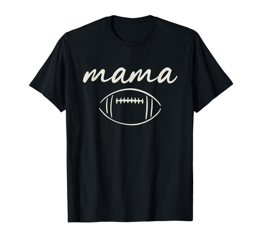 Mama of The 1 Year Old Football 1st Year Down Birthday Boy T-Shirt