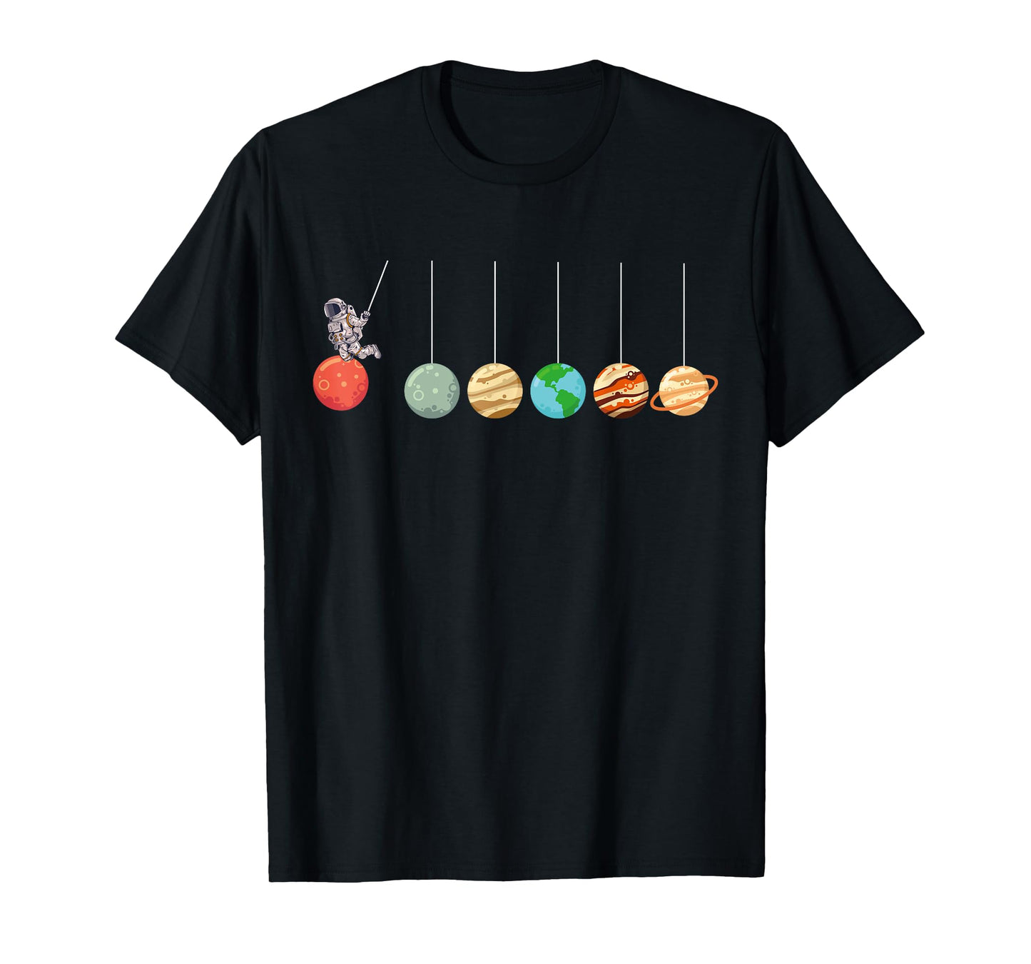 Solar System Cradle Funny Astrophysicist Space Enthusiasts T-Shirt