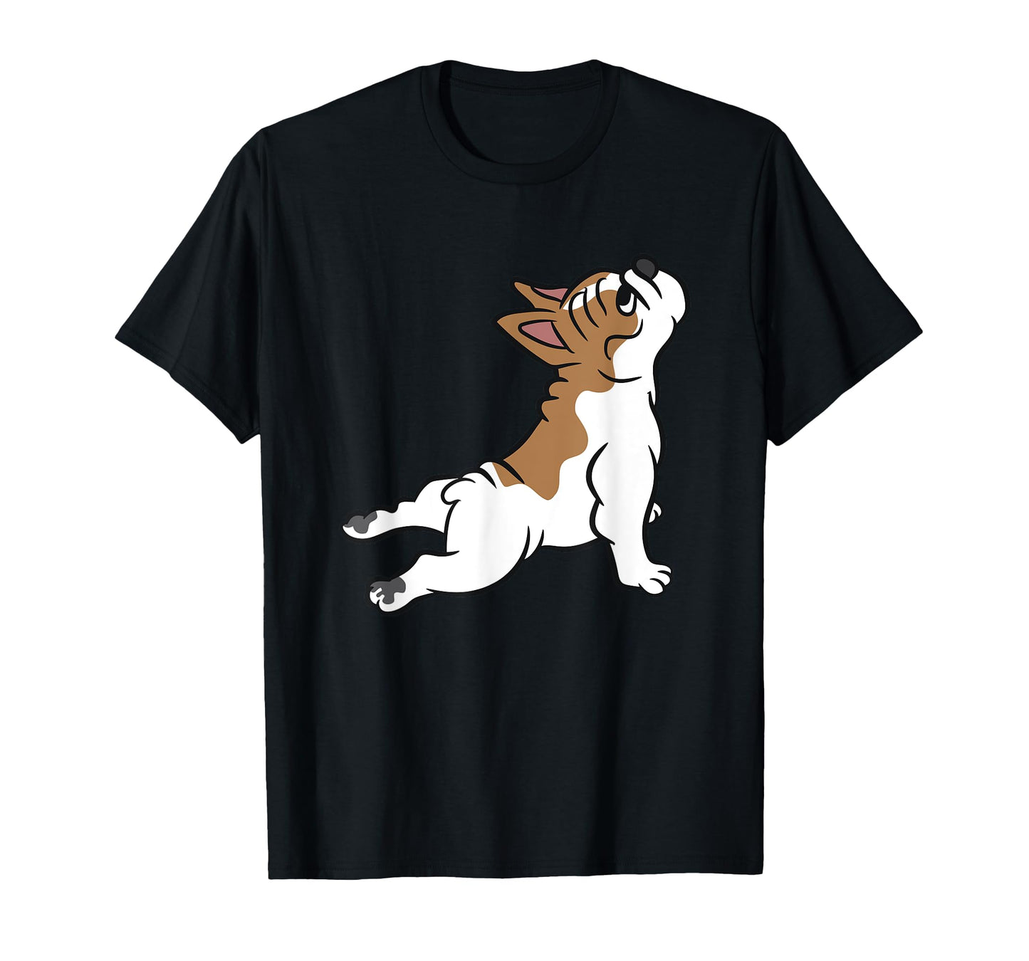 Cute French Bulldog Dog Yoga French Bulldog Men Women Girls Kids T-Shirt