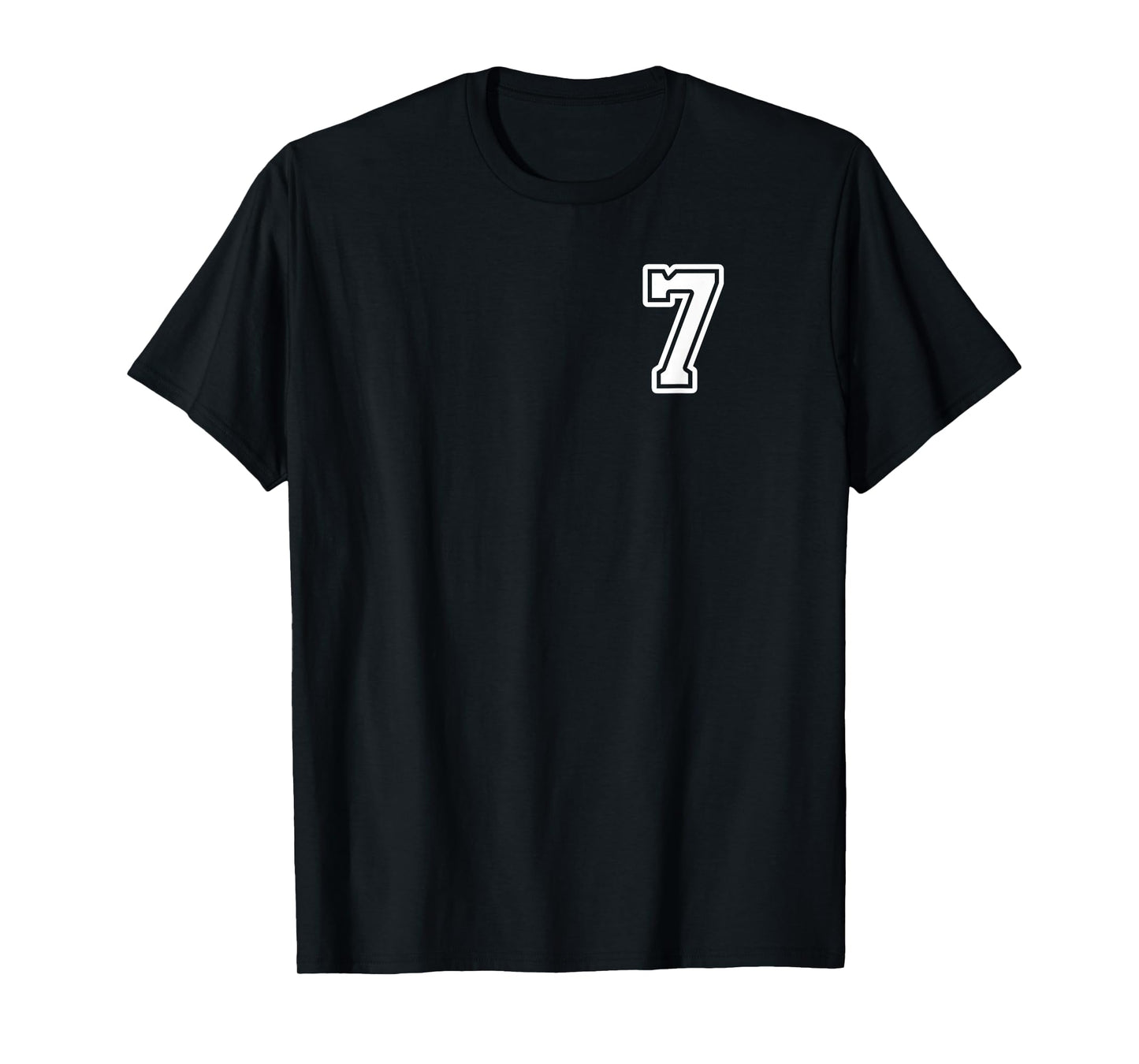 Number 7 Shirt #7 Player Sports Team Men Women Kids T-Shirt