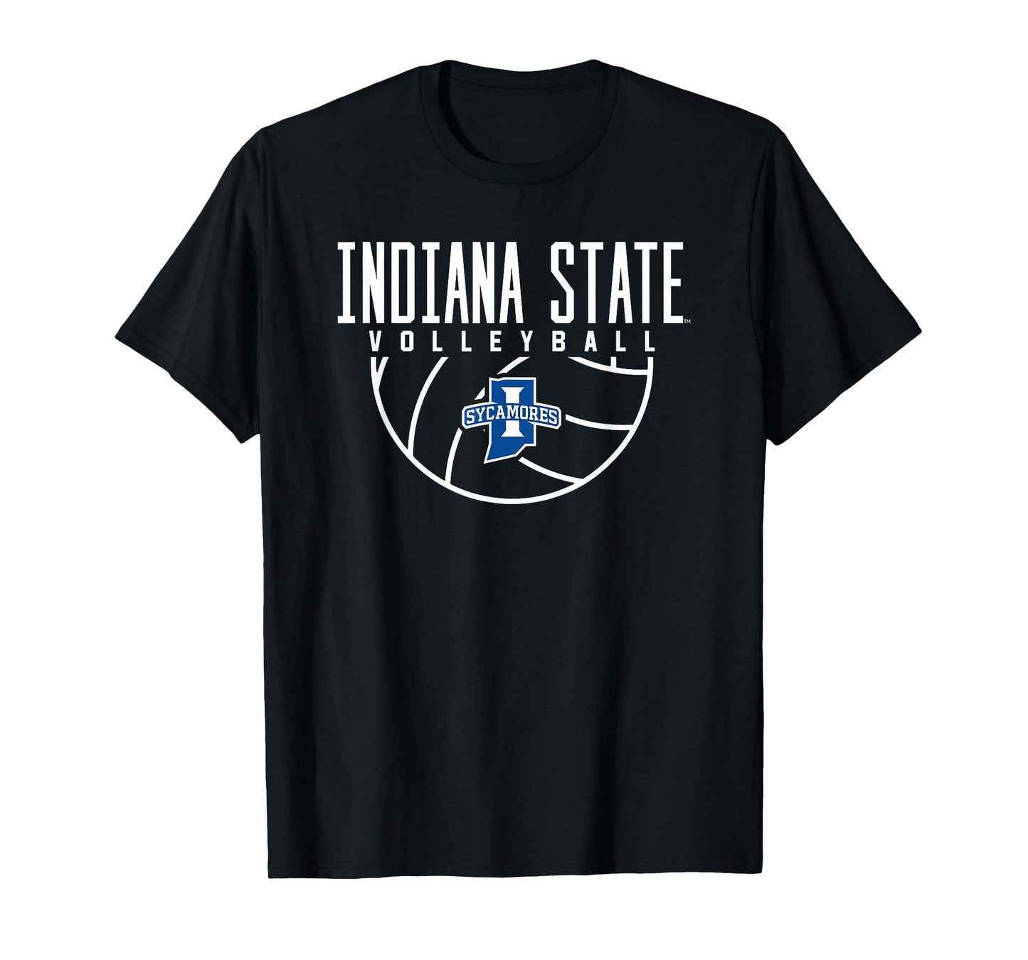 Indiana State University Sycamores Volleyball Arch T-Shirt