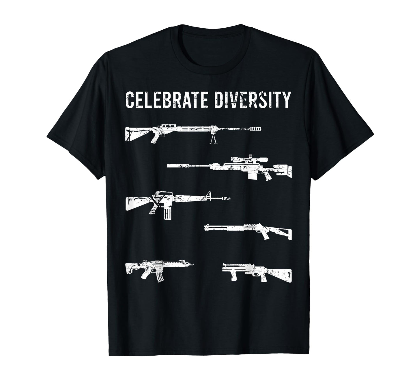 Celebrate Diversity Gun Owner Funny Gun Enthusiast T-Shirt
