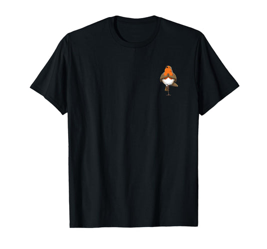 Robin Does Yoga Pose Meditation Funny Bird T-Shirt