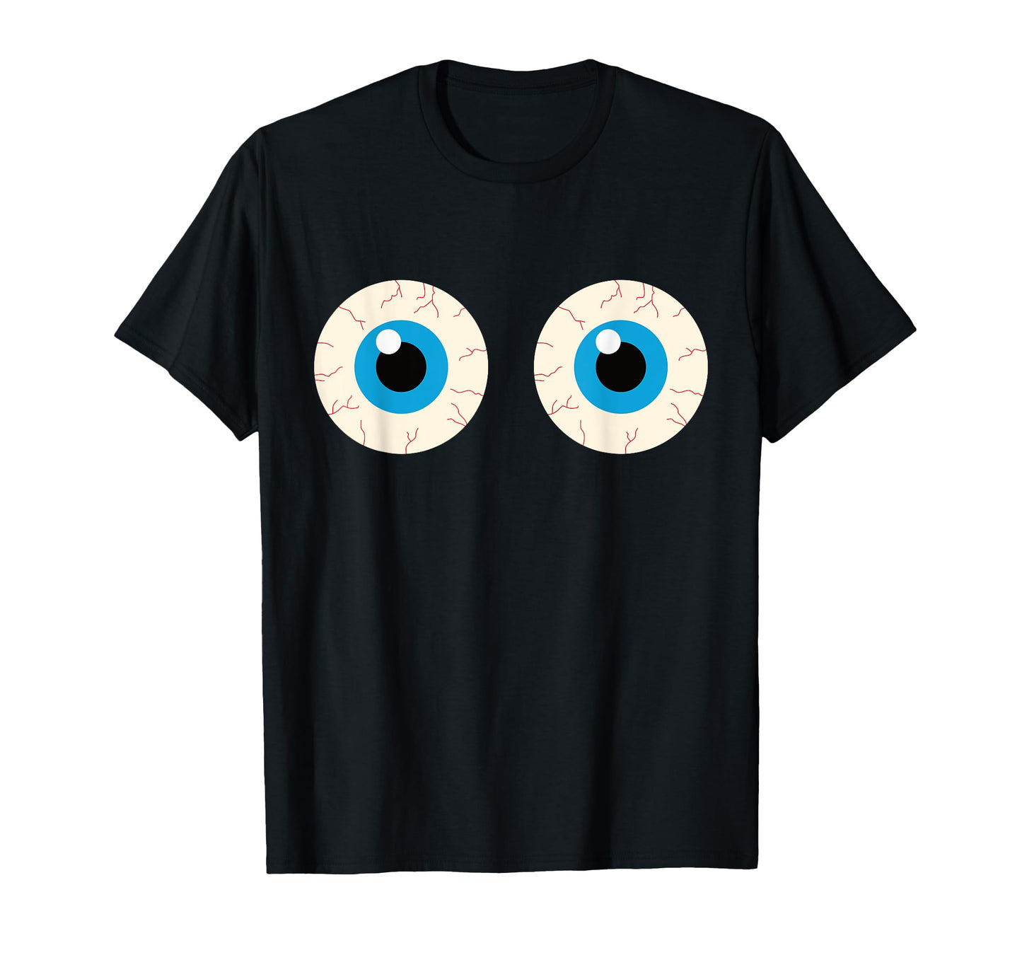Boob Eyes Funny Halloween Boobie Adult Humor Simple Costume T-Shirt
