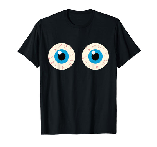 Boob Eyes Funny Halloween Boobie Adult Humor Simple Costume T-Shirt