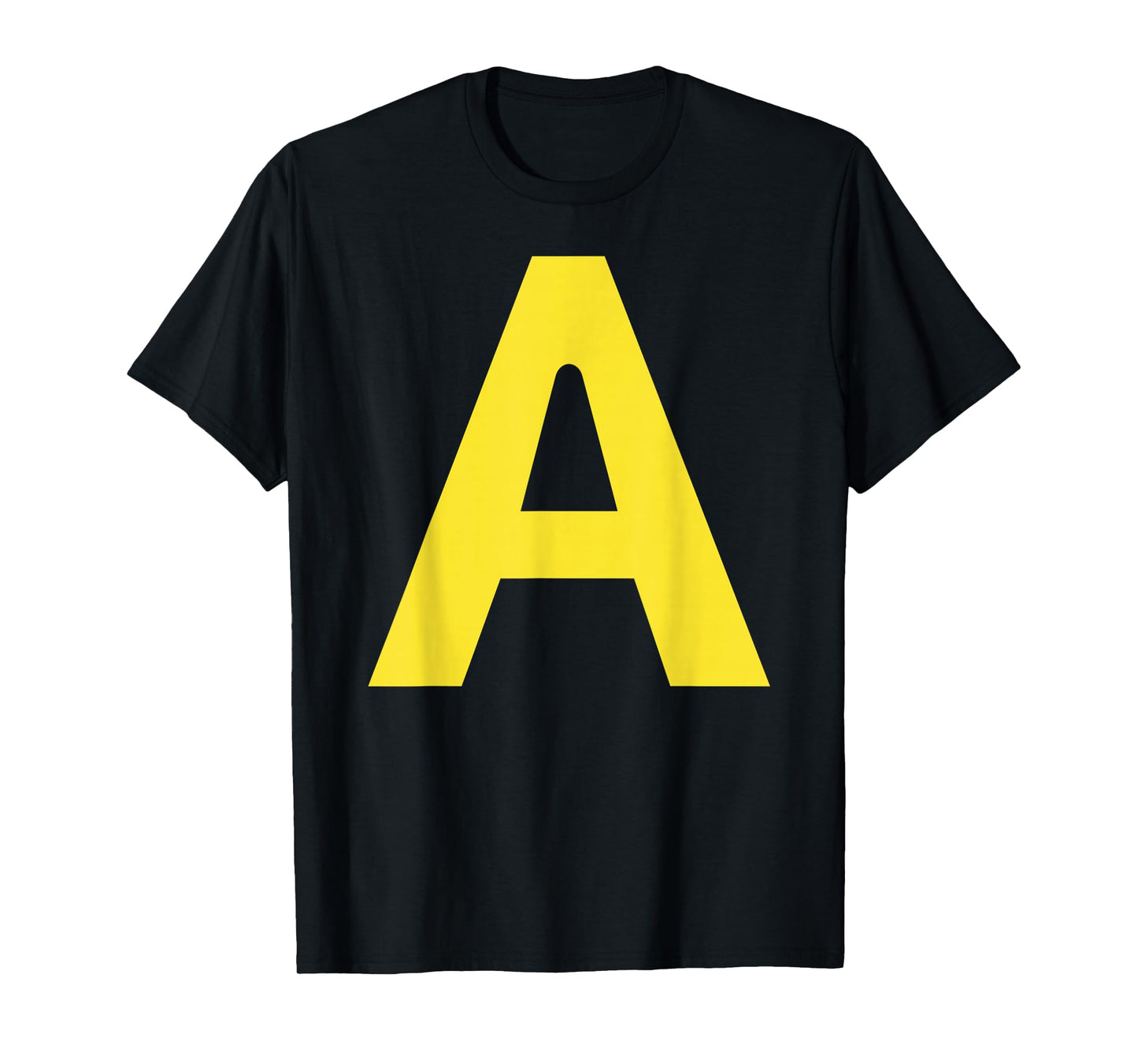 Halloween Letter A Alphabet Matching Costume Men Women Kids T-Shirt