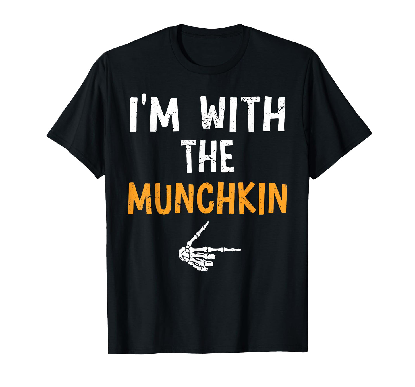 I'm with The Munchkin Costume Halloween Matching Couple T-Shirt