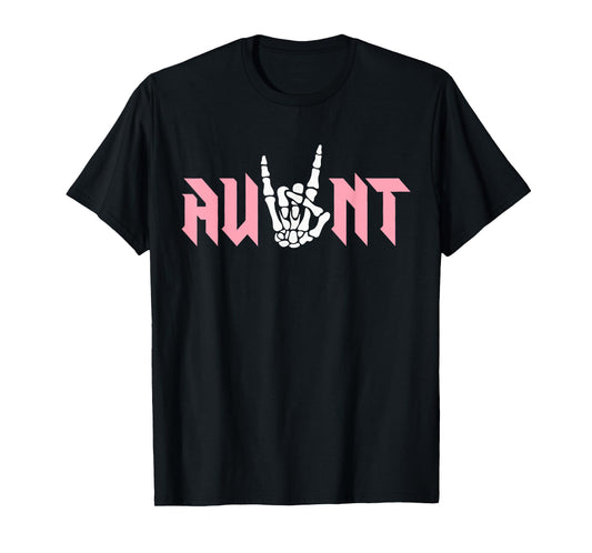 Aunt Of The Bad Two the Bone Birthday 2 Years Old Birthday T-Shirt