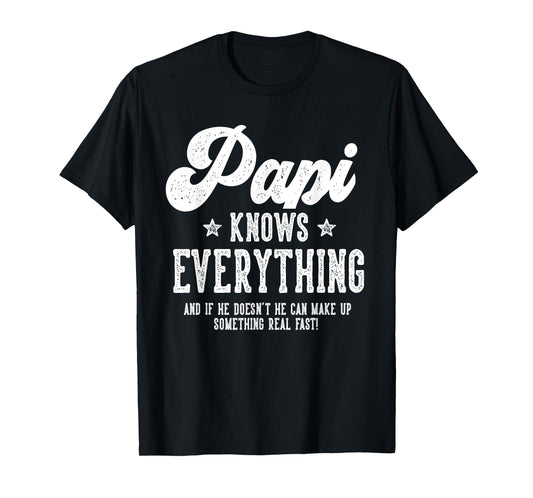 Funny Papi Gag Gifts For Birthday Father's Day Papi T-Shirt